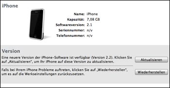 iPhone Update 2.2