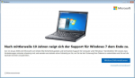 Windows 7 support ende