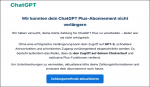 Warnung vor gefälschten ChatGPT-Phishing-Mails Chatgpt phishing email zahlungsmethode