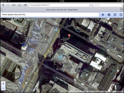 Google Maps: New York per Satellit