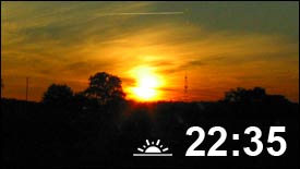 FHEM Uhrzeit vom Sonnenuntergang anzeigen