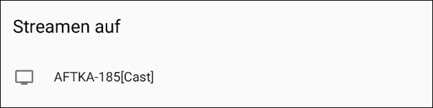Cast und AirPlay Streaming Server