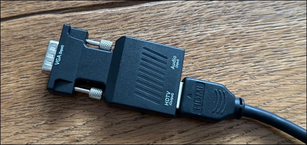 VGA to HDMI Converter: VGA auf HDMI!