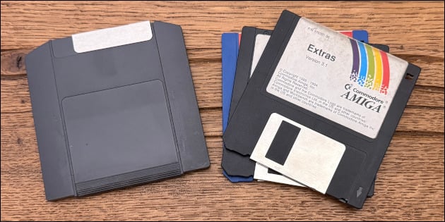 ZIP Diskette und 3,5 Zoll Diskette