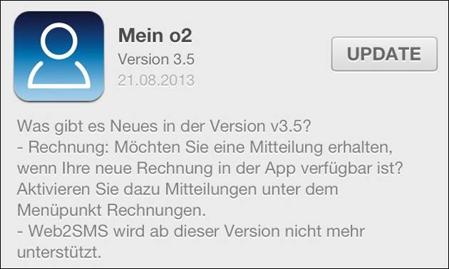 Mein o2 iPhone App