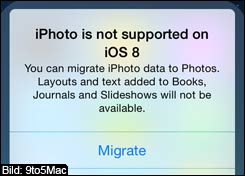 iOS 8: Kein iPhoto mehr
