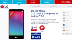 LG Y90 Magna Handy bei Aldi: Das kann das Smartphone!