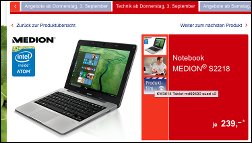 Lohnt sich das leise Mini-Notebook? Medion Akoya S2218 bei Aldi Süd!