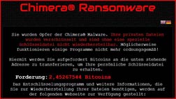 Chimera Virus: Verschlüsselt die Daten und fordert Lösegeld! 