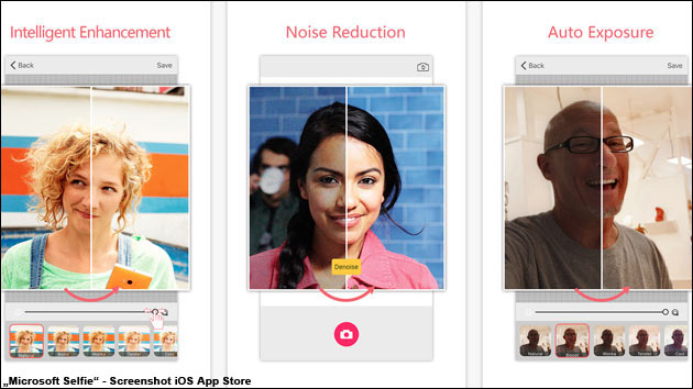 Neue, beliebte Selfie-App: Microsoft Selfie