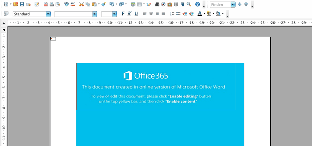 Office 365: Makro Virus