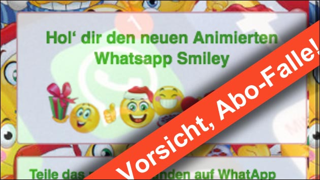 WhatsApp Abo-Falle: Nicht auf diese Webseite hereinfallen!