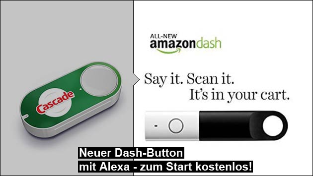 Amazon Dash jetzt mit Alexa