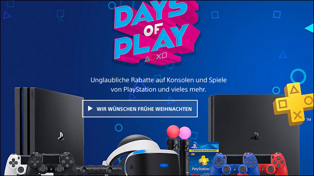 Sony PS4 Schnäppchen-Woche