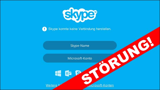 Skype down: Neue Störung!