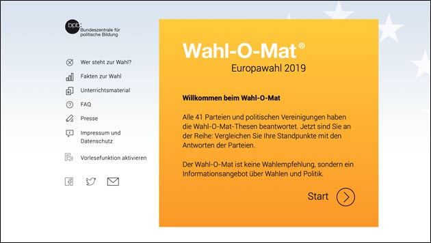 Wahl-O-Mat 2019