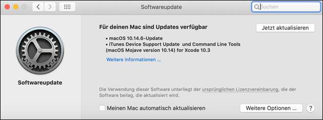 macOS 10.14.6 Update