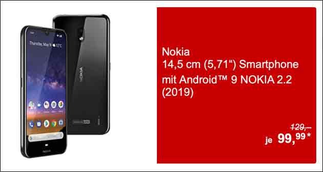 Nokia 2.2 bei Aldi im Angebot