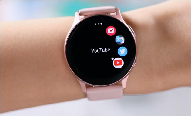 Samsung Galaxy Watch Active 2 mit YouTube App