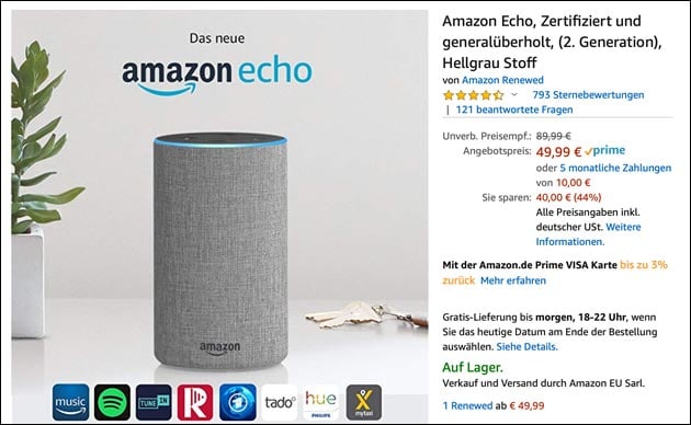 Amazon Echo Angebote