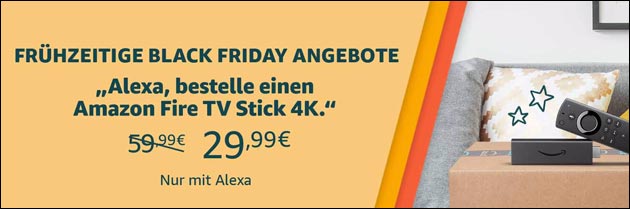 Frühzeitige Black Friday Angebote bei Amazon
