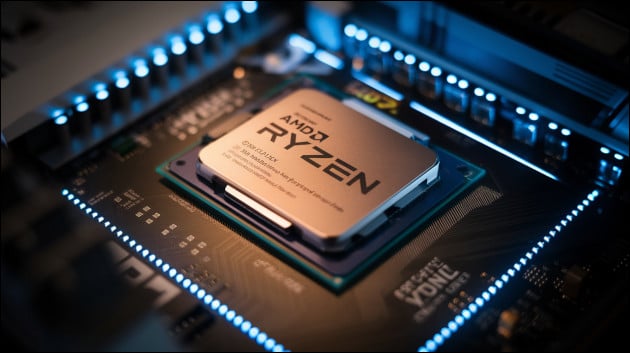 AMD Ryzen (Beispiel-Rendering)