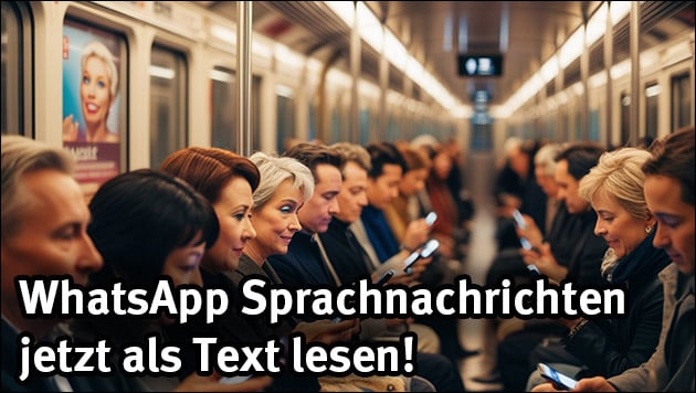 WhatsApp Sprachnachrichten als Text anzeigen